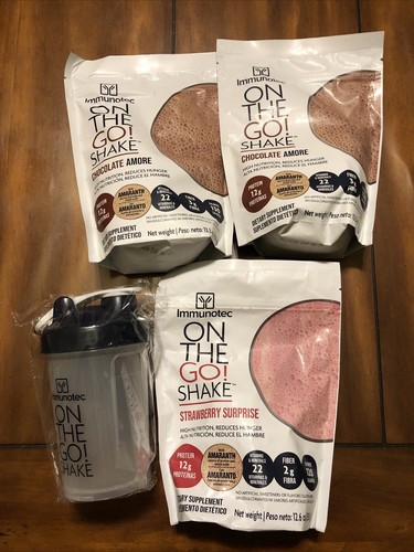 Strawberry & Chocolate Amore On The Go Shake All In One Protein Meal Replacement - Picture 2 of 15