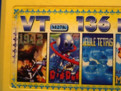 fami Mario x136 - Famiclone Famicom Pegasus Dendy 60 pin Nes 8