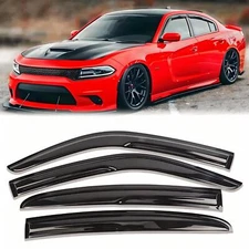 For 2011-2023 Dodge Charger JDM Window Visors Sun Rain Guards Vent Shade US