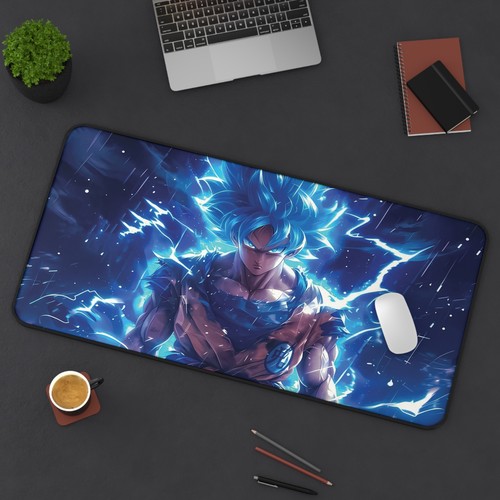 Tapis de bureau Goku, tapis de souris gaming, accessoire de bureau animé, personnage japonais - Photo 2/13
