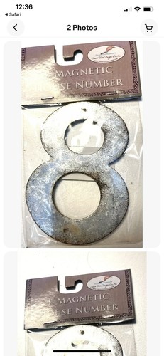 Black Bear Metal Garden Stake &/or Wall Sign Personalized Magnetic House Number - Picture 12 of 12