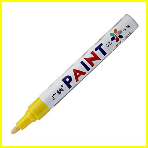 Yellow Paint Marker Pens Permanent For Tyres Stone Any Surface⭐BUY 1 GET 1 FREE⭐ - Picture 5 of 6