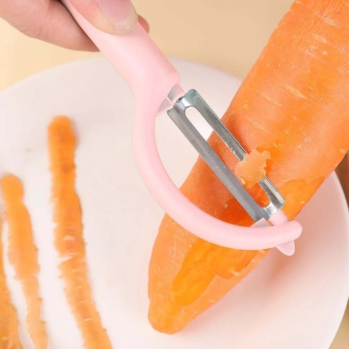 2X Stainless Steel Vegetable Fruit Peeler Non-Slip Handle Potato Peeler Kitchen - Bild 11 von 15