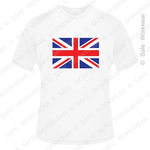 Union Jack T-Shirt D2 - England UK Flag T-Shirt , Man's T-Shirt - Picture 6 of 10