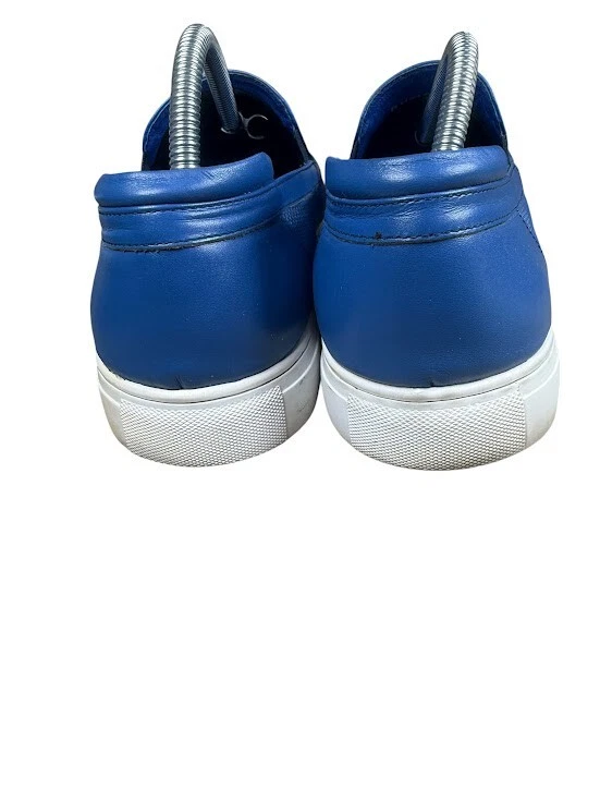 Zapatillas sin cordones Badgley Mischka para hombre talla 9 azules preppy mínimas Foto 2 de 4
