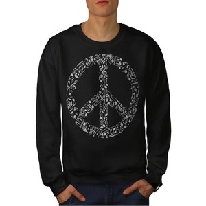 Black New Sign firmata Felpa Peace da uomo Men Rasta RRA8q4