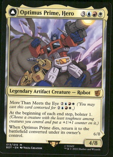 MTG Transformers Set Commander EDH Double Sided - Picture 10 of 16