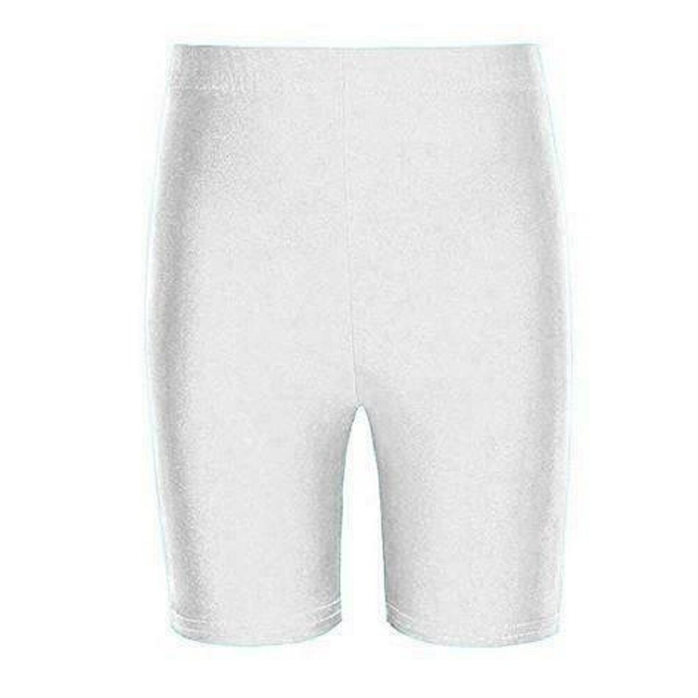 Girls Kids Nylon Lycra Cycling Shorts School Gym Game Dance