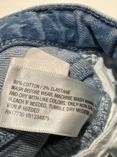 Cat & Jack Girls Straight Leg Blue Jeans Size 4T Distressed Super Stretch - Picture 6 of 9