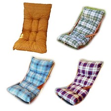 CUSCINO PER POLTRONA SEDIA SDRAIO RELAX TESSUTO IN LEGNO IMBOTTITO RECLINABILE