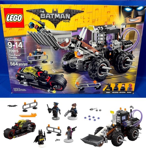 New TWO-FACE DOUBLE DEMOLITION - Lego 70915 BATMAN LEGO MOVIE Batcycle EXCAVATOR - Picture 1 of 13