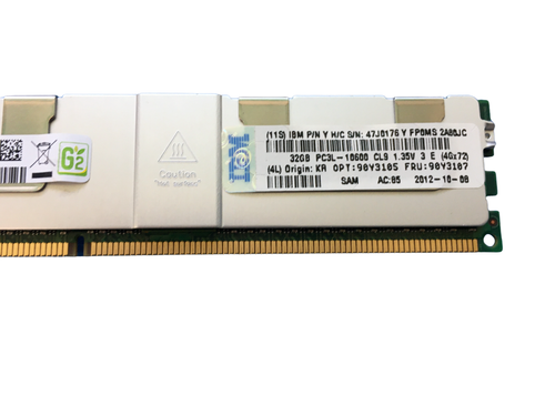 SAMSUNG 32GB DDR3 PC3L-10600L 1333MHz LRDIMM Server Memory RAM (IBM 90Y3105 ) - Picture 3 of 3