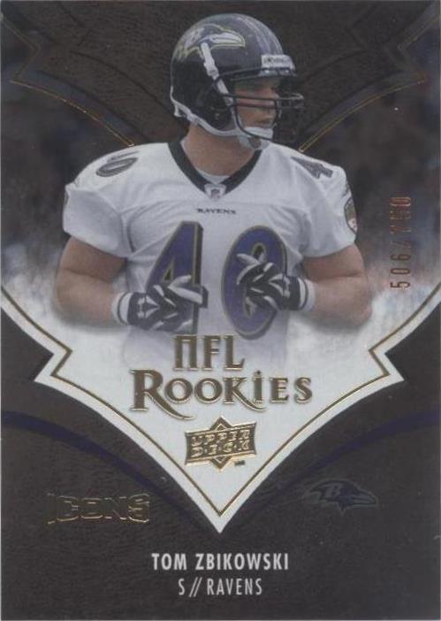2008 Upper Deck Icons Tom Zbikowski #194 - 1 of 2