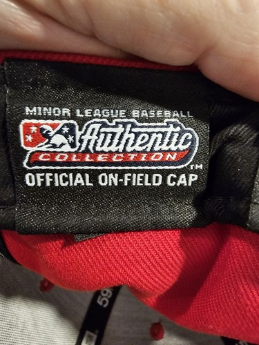 harrisburg senators Minor League Baseball Hat Cap Fitted Size 7 1/4 New Era (●) - Picture 7 of 9