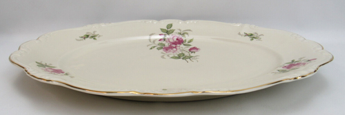 "Courtship" Rosa Rosen Elfenbein Germany PLATTE 15" Rosenthal Pompadour - Bild 4 von 8