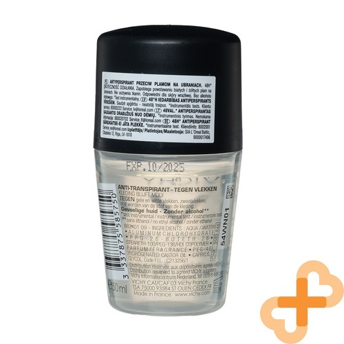 Vichy Homme 48HR Anti-Transpirant Deodorant Anti-Marks 50ml - Bild 16 von 24