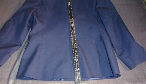 3 BUTTON COAT JACKET UNIFORM WOMENS USAF AIR FORCE SHADE 1620 DRESS BLUE 12MR - Bild 6 von 24