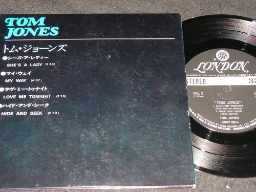 TOM JONES She's A Lady... / Japan 4-track SP 1972 LONDON KING RECORD OH-1 - Foto 3 di 3