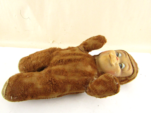 Vintage 8.5" Tall Rushton Chico the Monkey Rubber Faced Stuffed Plush Toy AS IS - Picture 5 of 7