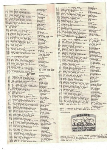 New York City in Fall 1959 Quarterly Calendar of Events Aqueduct Horse Racing - Picture 2 of 2