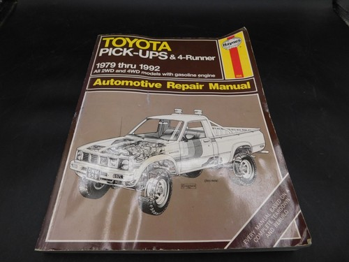 Haynes Shop Repair Manual 1979 - 1992 Toyota Pick-Ups & 4-Runner, 2wd & 4wd Gas - Picture 1 of 5