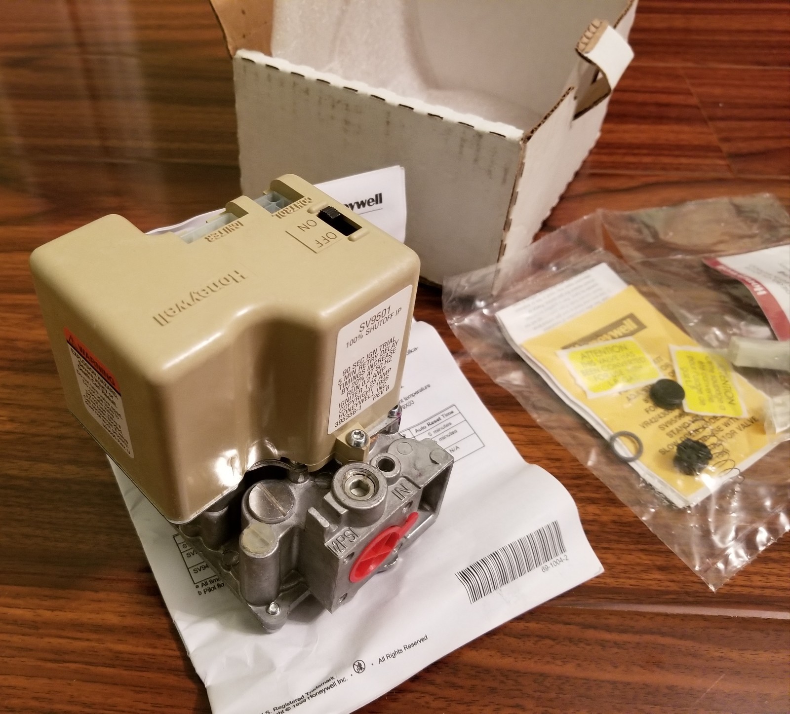 Honeywell SV9501M2734 SmartValve Furnace Natural Gas Valve Used #G211c - Foto 13