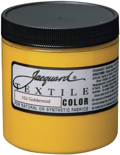 Pintura de tela Goldenro Brillante - 8 oz color textil para ropa - permanente, color - Imagen 3 de 3