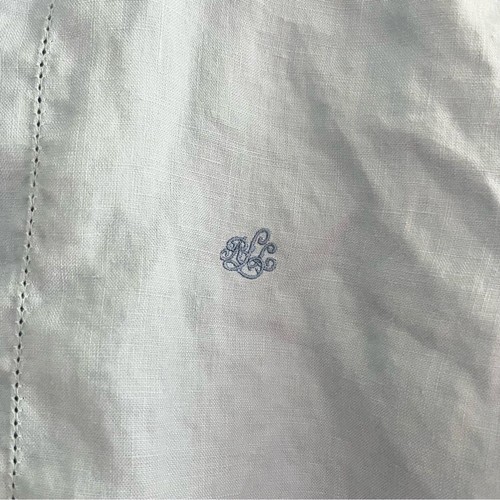 Lauren Ralph Lauren 100% Leinen Button Down Bluse Damen M Cubano Style LESEN - Bild 6 von 10