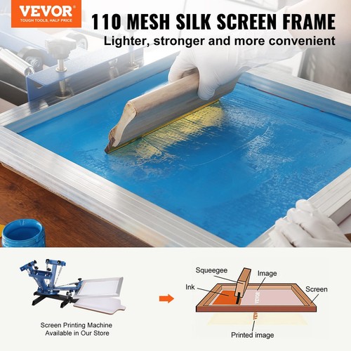 Aluminum Window Screen Frame 6 Pieces 10x14inch Silk Screen Frame With 110 Count - Picture 3 of 9