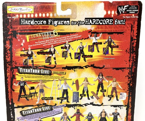 WWF HARDCORE HOLLY Survivor Series Signature Series 6 Gold Figure 1999 NEW - Picture 8 of 8