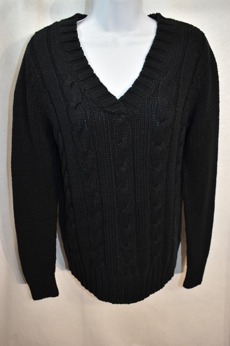 Route 66 Sweater Black Metallic Size Small Women's  - Picture 1 of 7
