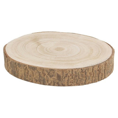 Festive Rustic Wooden Slice Plate Log Table Centerpiece Wedding Home Decoration - Picture 3 of 6