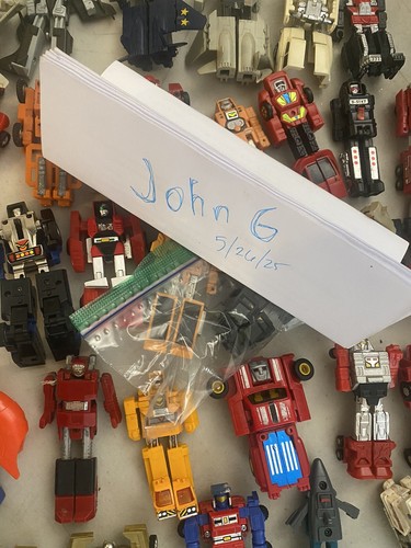 MASSIVE VINTAGE GOBOTS & OTHER BANDAI TONKA 3rd PARTY TRANSFORMERS LOOSE LOT - Picture 2 of 14