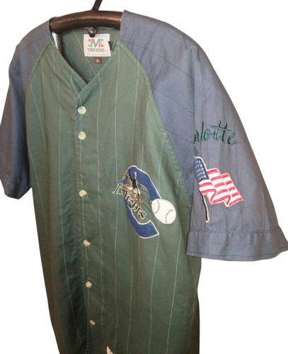 Vintage CHARLOTTE KNIGHTS Baseball Trikot MiLB Herren XL mit Pin - leichte Flecken - Bild 12 von 22