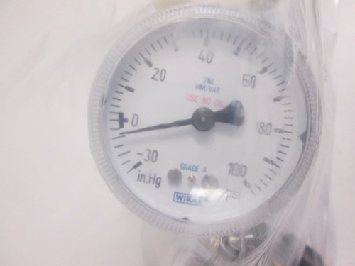 Veriflo NPR959 Regulator Gas Stick Assy w/ 944I Manual Valve & 30-0-100 Gauge - Picture 2 of 4