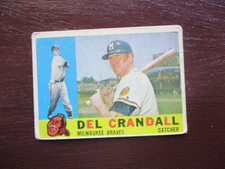 1960 Topps #170 Del Crandall -VG