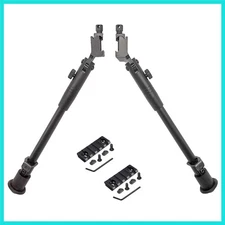 Tactical Side Mounted Bipod 9″-12″ Adjustable for Breakbarrels/Underlevers Ai...