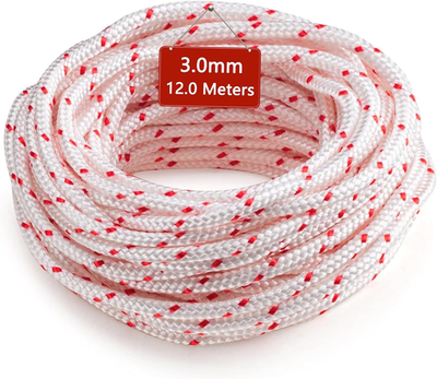 #ad Replacement Recoil Starter Rope Pull Cord 3.0mm 12 Meter 40ft for 3.0mm 40Ft $8.61
