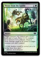Throw from the Saddle #185 (Foil) (NM) Thunder Junction OTJ Magic MTG