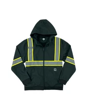 Buffalo Outdoors® Workwear Black Reflective Safety Softshell