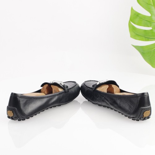 Geboren Magnolia Damen-Loafer Größe 9,5 M schwarz Leder Bit-Riemen Fahrschuh flach - Bild 7 von 15