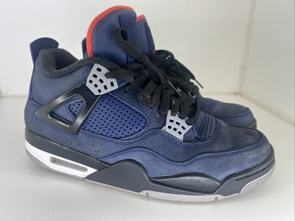 Nike Air Jordan 4 Retro Size 9 'Winterized Loyal Blue' CQ9597-401