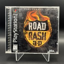 Road Rash 3D PS1 Complete CIB Black Label 1998 Sony PlayStation 1 Racing Game
