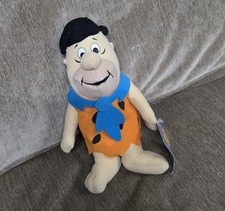 The Flintstones Fred Plush 9" Toy Works Tags Attached Warner Bros Hanna Barbera