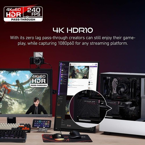 AVerMedia Live-Gamer Duo GC570D, 4Kp60 HDR-Passthrough, 1080p60 Kamera Aufnahme - Afbeelding 6 van 8