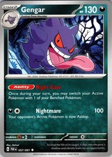 Gengar Uncommon SV: Paldean Fates 057/091 NM - Pokemon TCG
