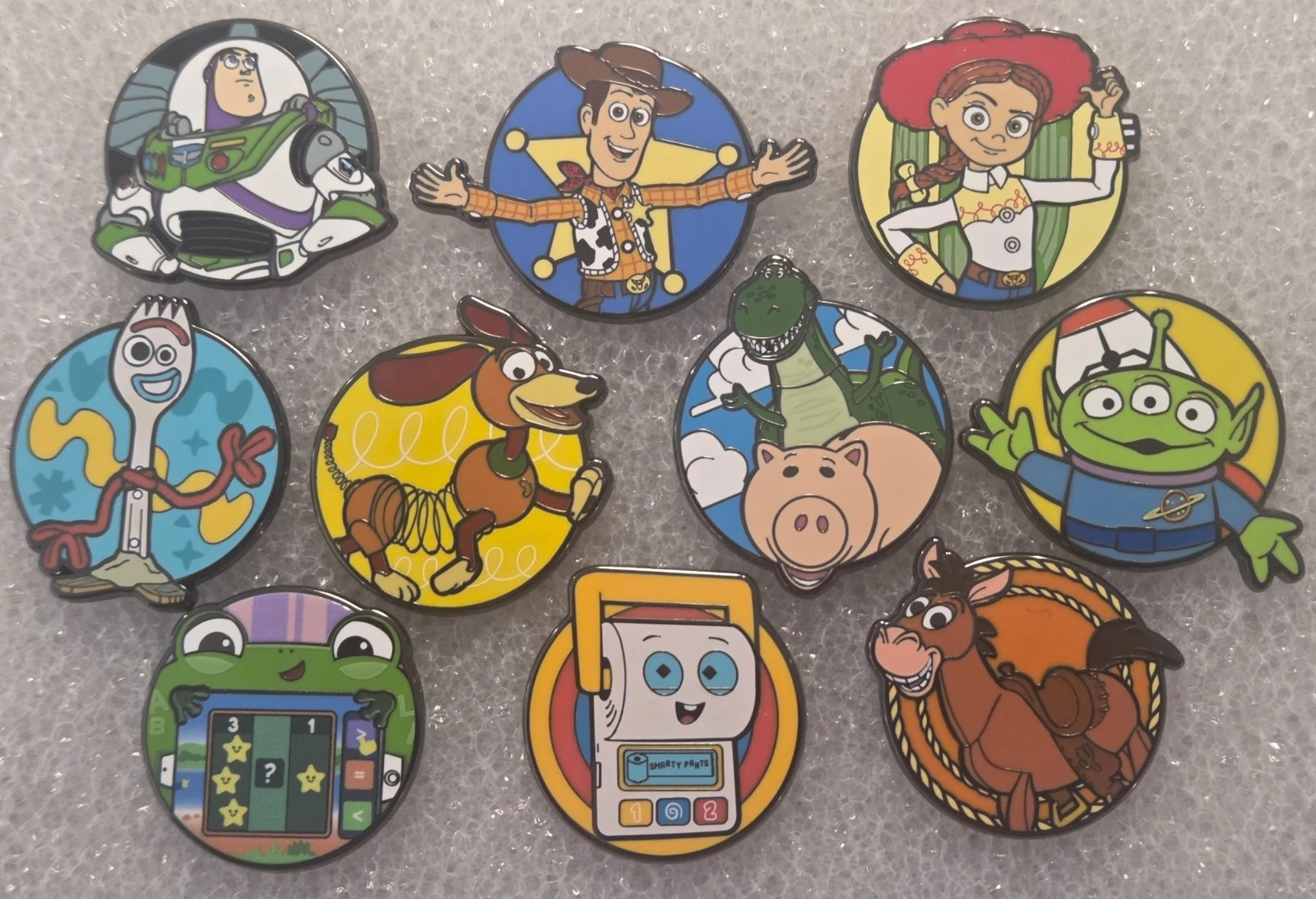 2026 Disney Pixar Pin Toy Story FigPin Complete Set of 10 Mystery Woody Buzz
