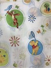 Vtg Disney Home Winnie the Pooh Dots Tigger Twin Sheet Set  Catching Butterflies