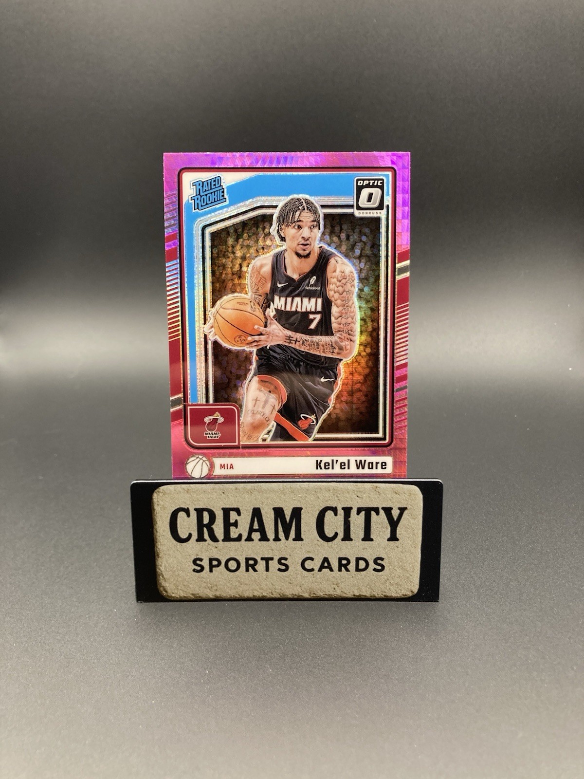 2024-25 Panini Donruss Optic - Rated Rookie Kel'el Ware #280 PINK HYPER PRIZM RC