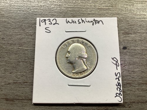 1932-S Key-Date/MM Washington Quarter from San Francisco Mint-032825-60 - Picture 3 of 4